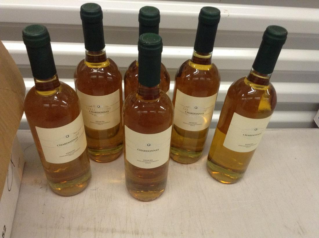 6 bottles ColliVicentini Chardonnay: 6 bottles ColliVicentini Chardonnay
