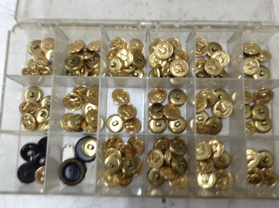 Huge amount of vintage buttons with tray (1 of 1)