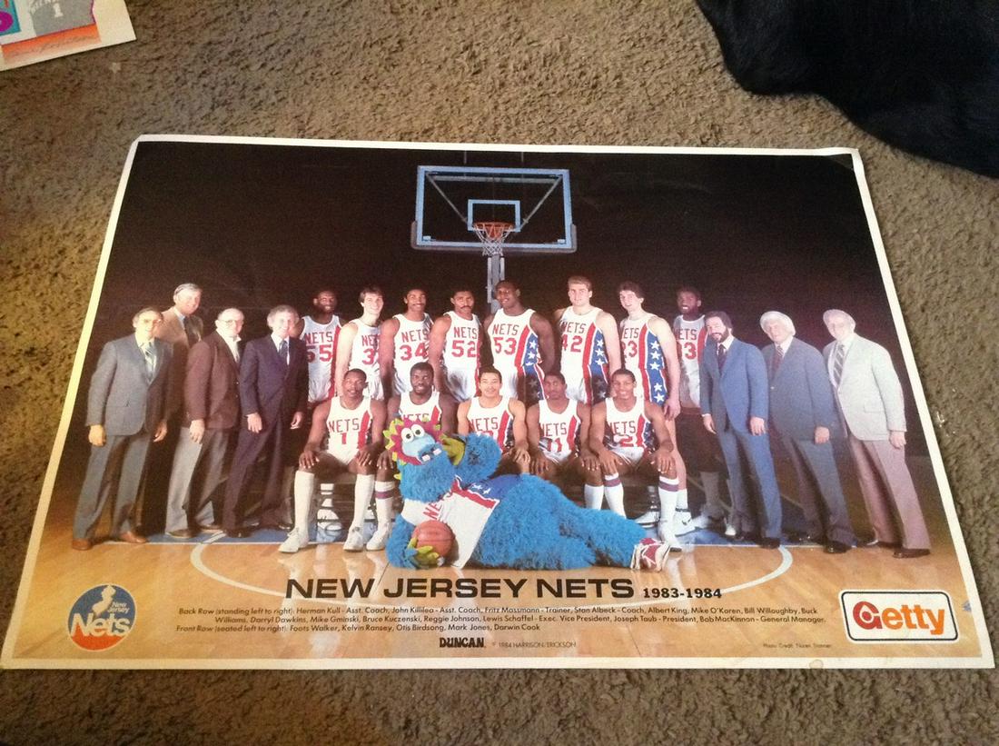 New Jersey Nets 1983-1984 team picture poster 24x17 (1 of 1)