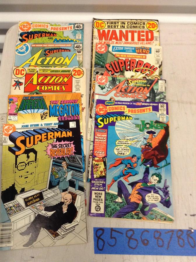 lot of 9 vintage comics (1 of 1)