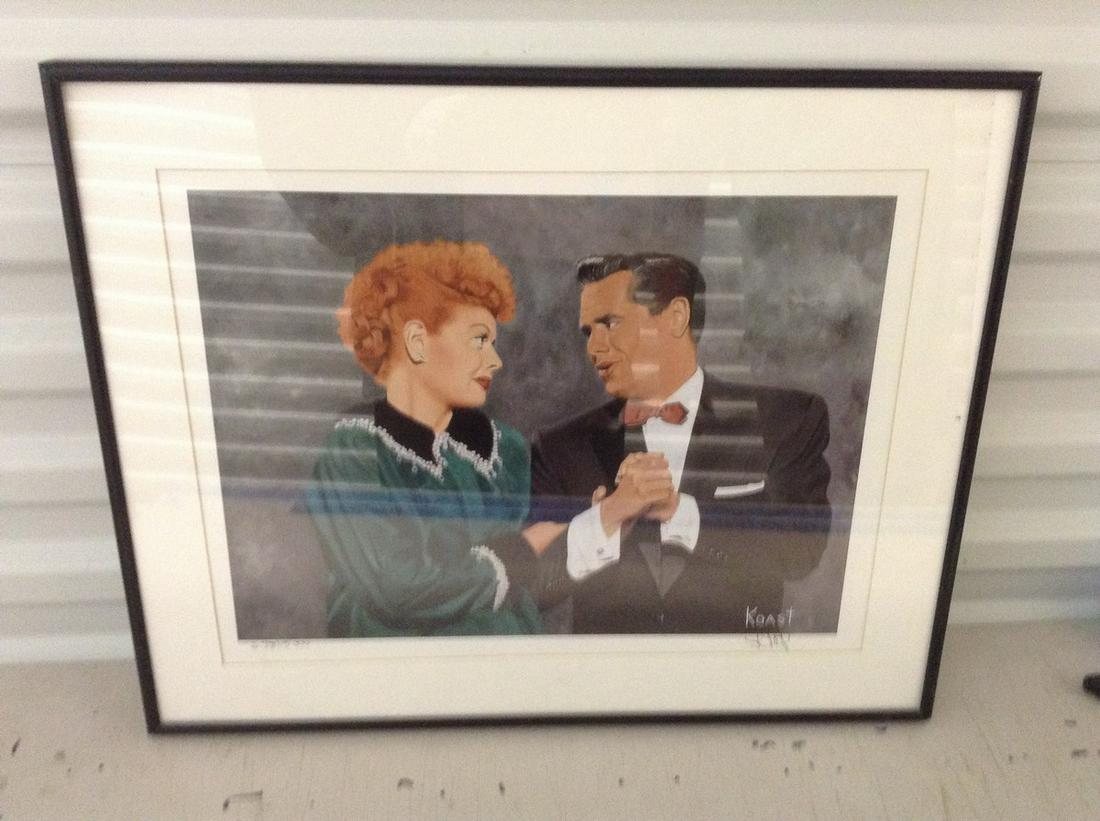 Lucy and Desi Signed print 238/5000 20x16 (1 of 1)