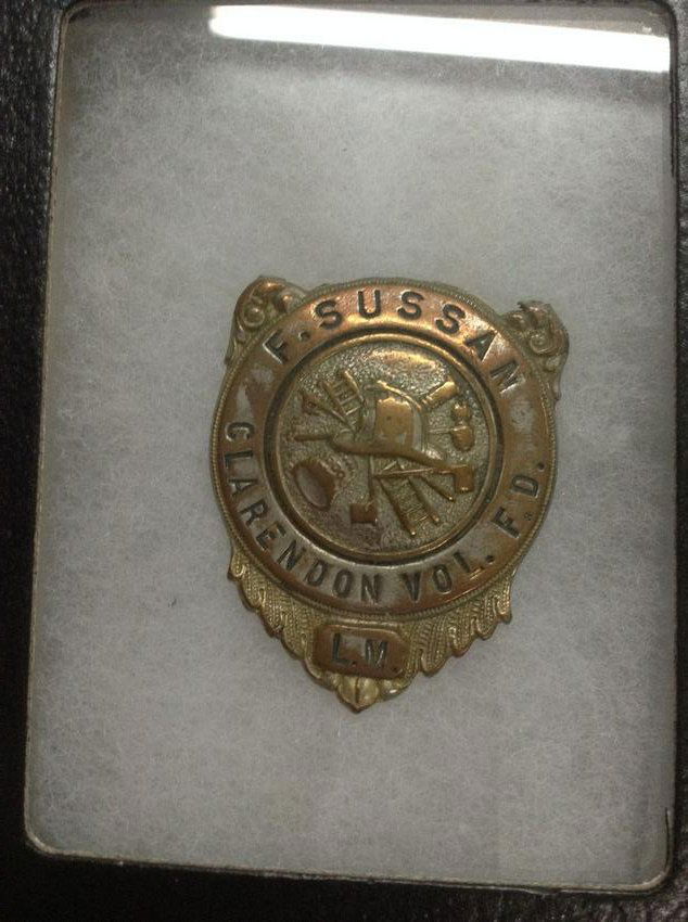 large firefighter badge 2" (1 of 1)
