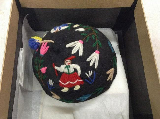 Newark Museum Portuguese folk art hat (1 of 1)