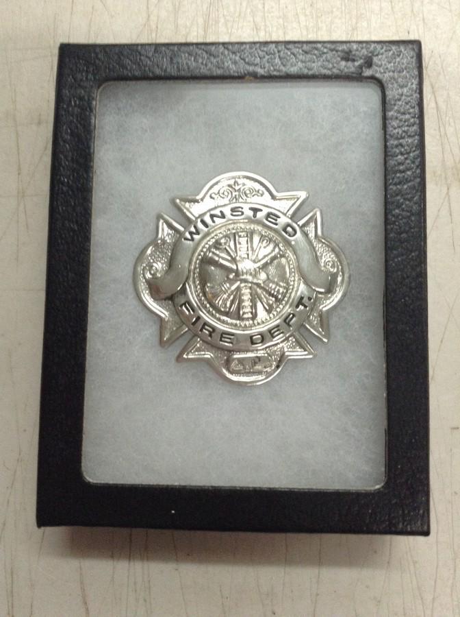 vintage fire department badge: vintage fire department badge