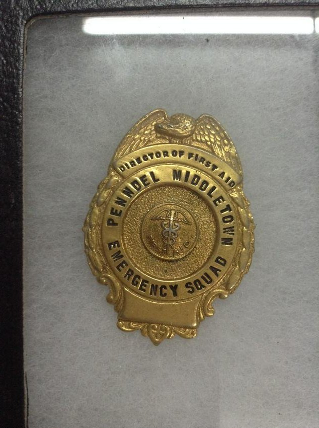 emergency squad badge: emergency squad badge