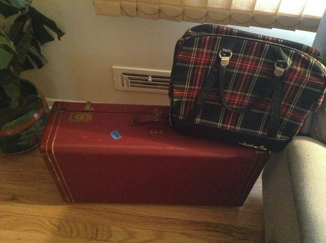 1940's mint condition suitcases: 1940's mint condition suitcases