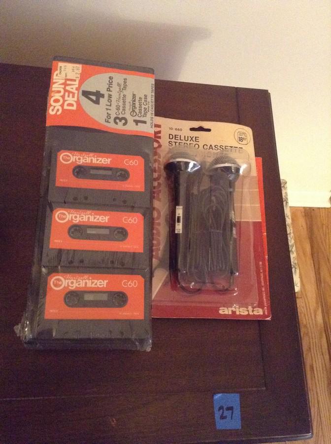 early microphones in the packages and cassettes: early microphones in the packages and cassettes
