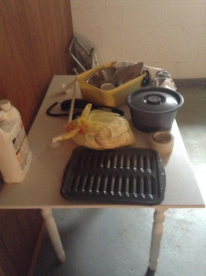 contents of table: contents of table