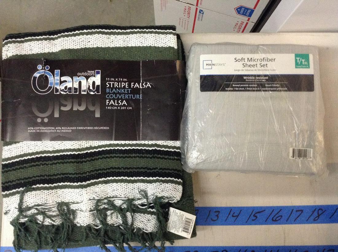 blanket couverture 55x79 and soft microfiber sheet set (1 of 1)