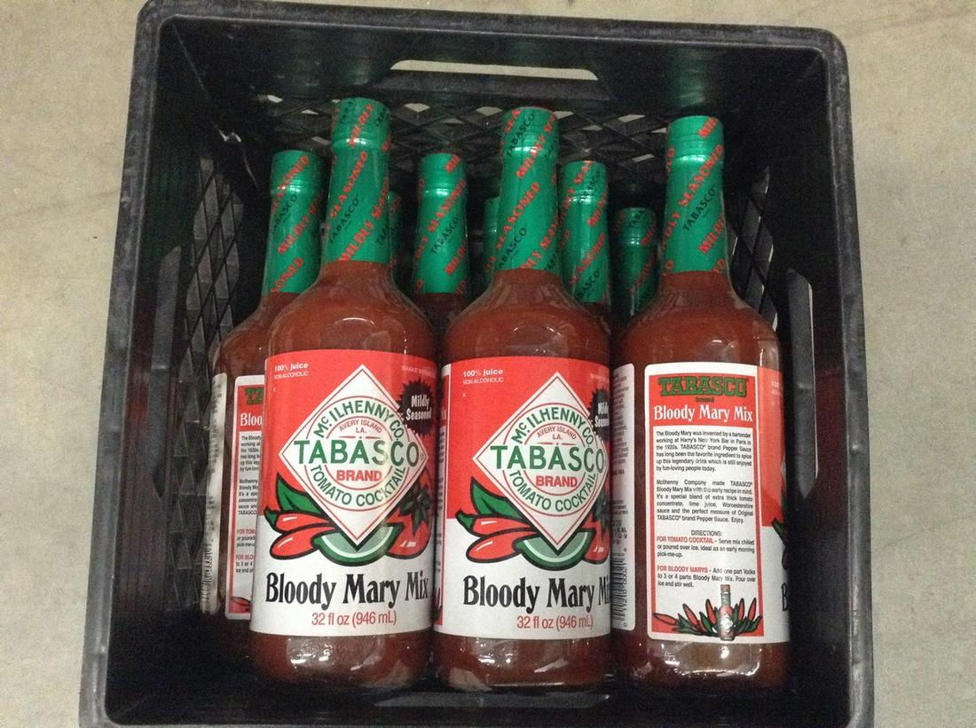 tabasco bloody Mary mix 9 bottles (1 of 1)