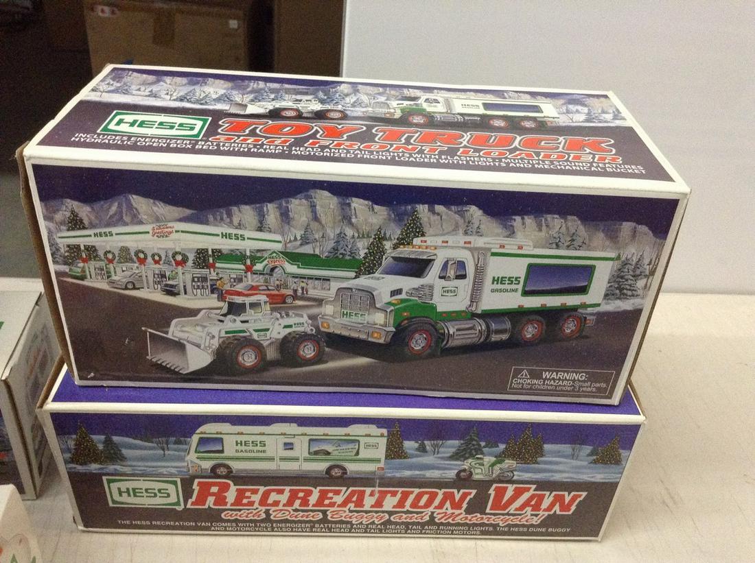lot of 2 new Hess trucks in box (1 of 1)