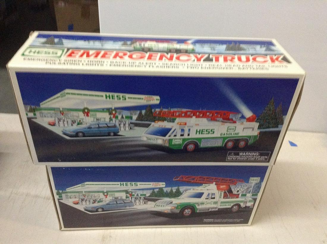 lot of 2 new Hess trucks in box (1 of 1)