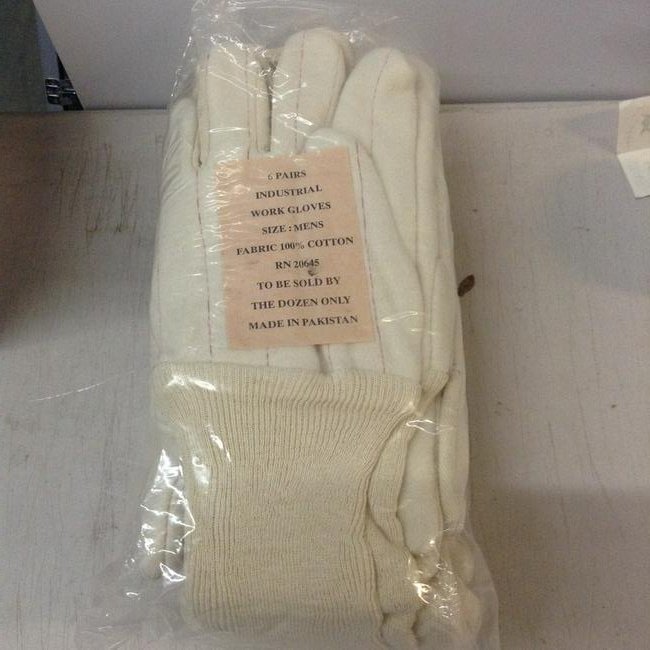 6 pairs of work gloves 100% cotton: 6 pairs of work gloves 100% cotton