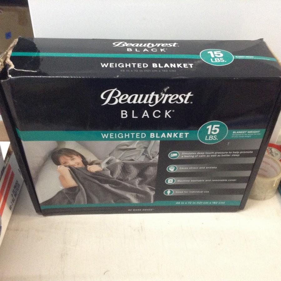 Beauty Rest Black Weighted Blanket Feb 11 2020 Emanon Auctions And Estate Sales In Nj