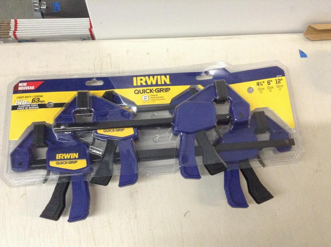 Irwin 6 clamp set-quick grip (1 of 1)