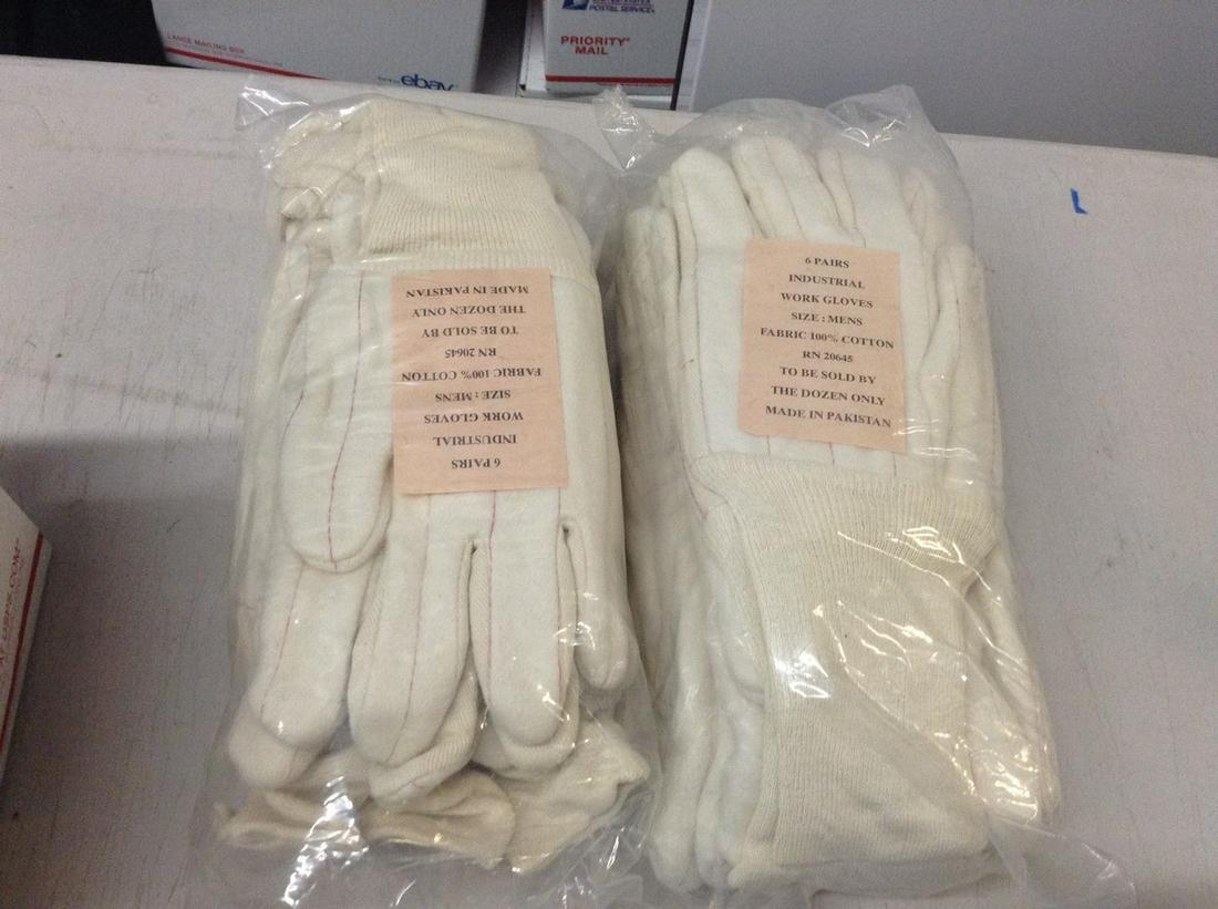 2 dozen pairs of new work gloves: 2 dozen pairs of new work gloves