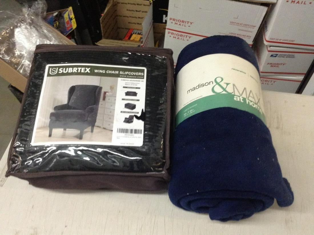 slip covers and throw blanket: slip covers and throw blanket