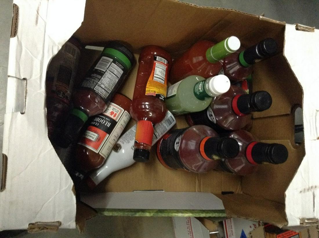 large amount of drink mixes: large amount of drink mixes