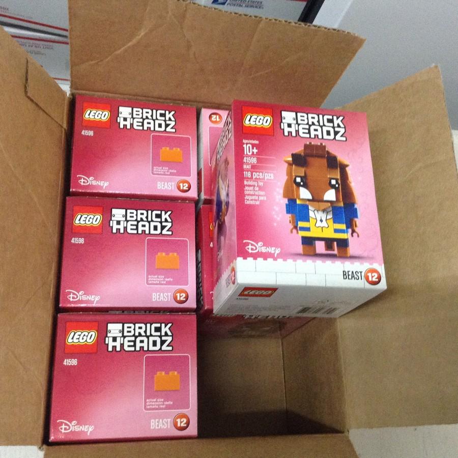 case of Disney Lego brick heads: case of Disney Lego brick heads