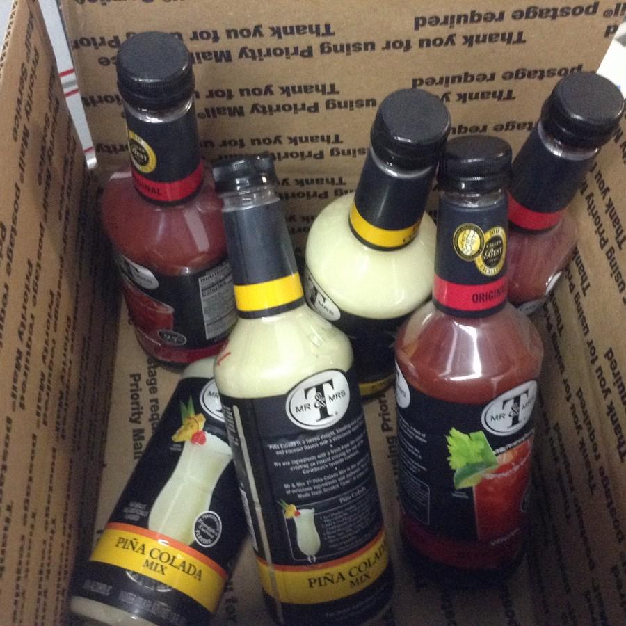 lot of bloody Mary mixes: lot of bloody Mary mixes