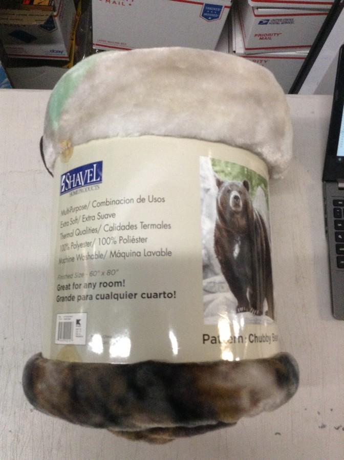 Shavel bear blanket 60"x80" (1 of 1)