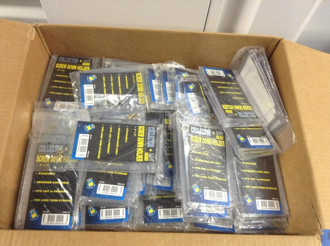 huge box of baseball card holders (1 of 1)