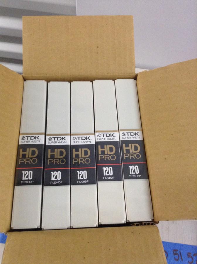 new never used TDK VHS tapes: new never used TDK VHS tapes