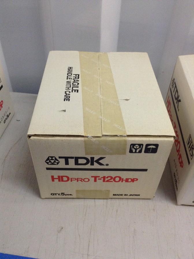 new never used TDK VHS tapes blank tapes (1 of 1)