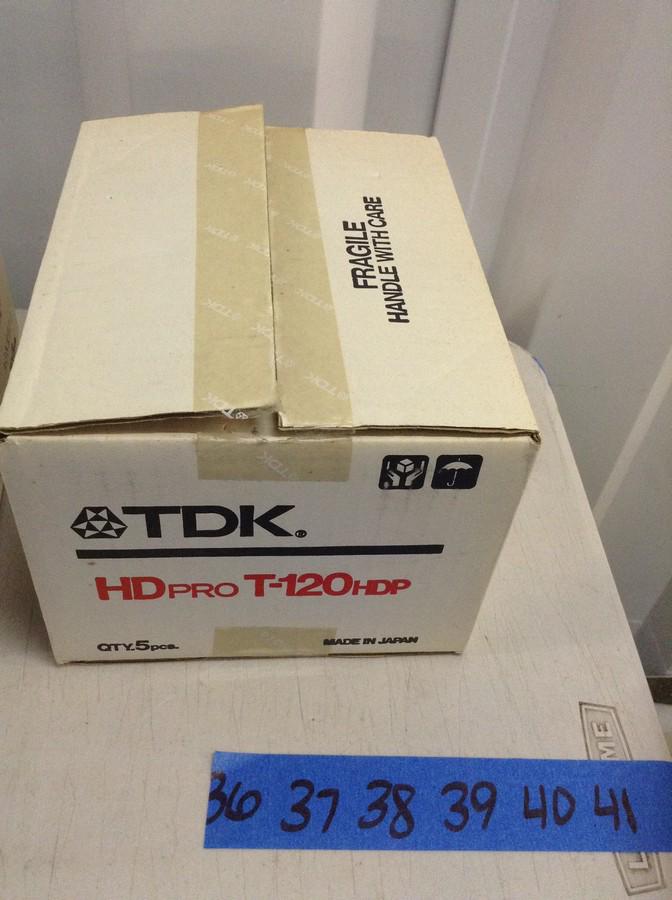 new never used TDK VHS tapes blank tapes (1 of 1)
