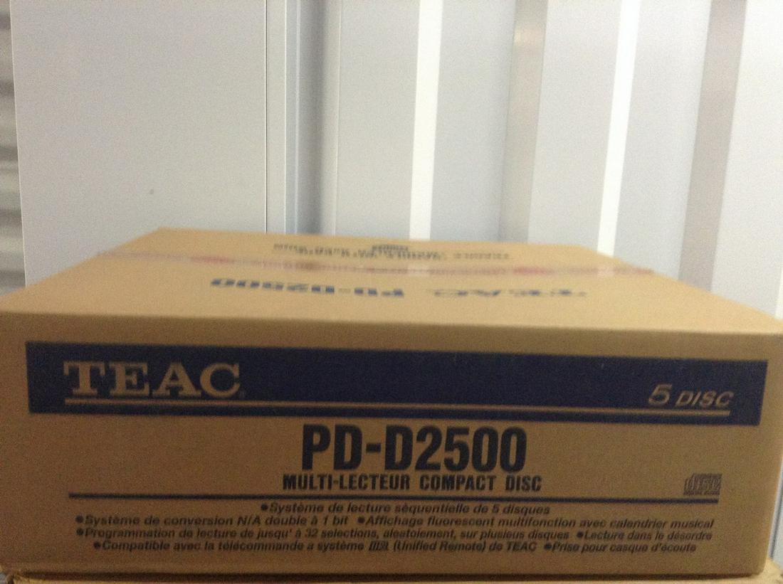 Teac Pd 92500 5 disc cd player new in the box (1 of 1)