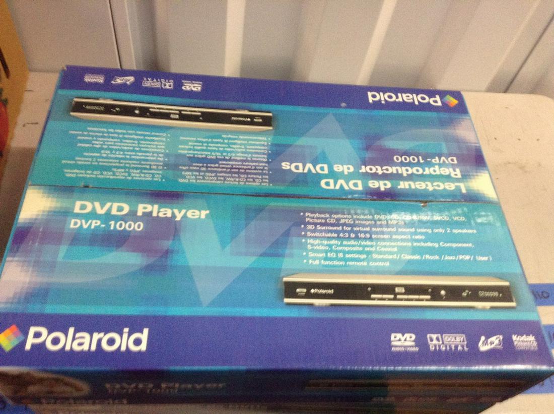 NIB polaroid dvp 1000 dvd player (1 of 1)
