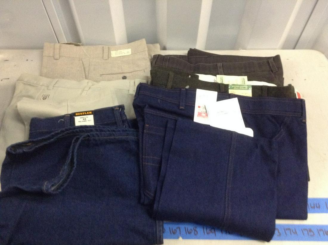 vintage men's pants new with tags mostly 38x32 (1 of 1)