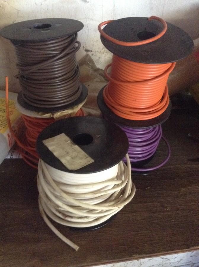 lot of spools of electrical wire (1 of 1)