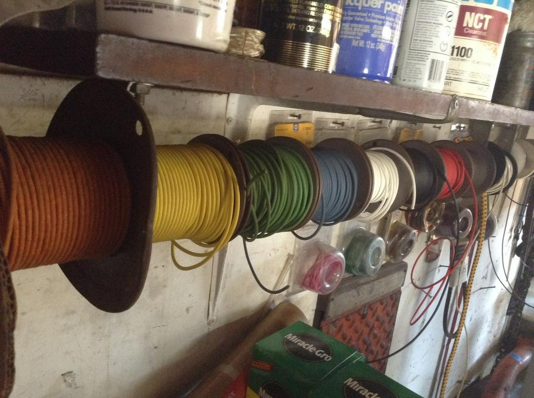 electrical wire hanging on wall (1 of 1)