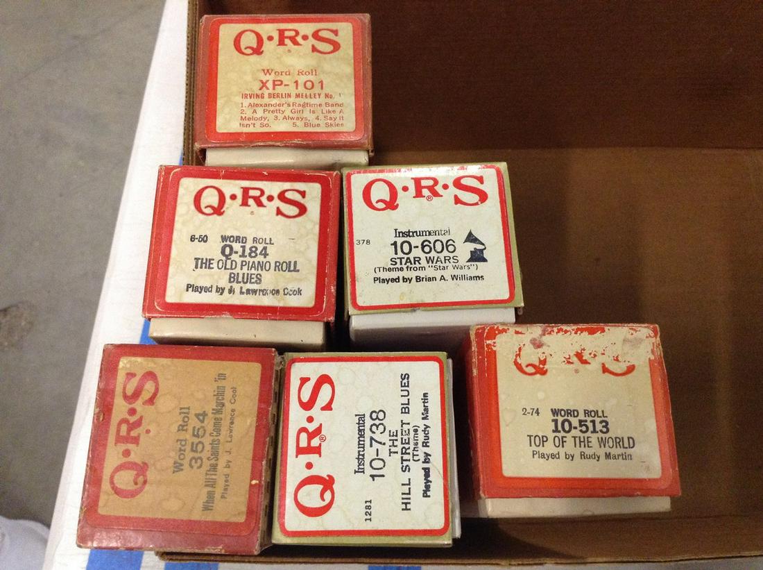 vintage piano rolls: vintage piano rolls
