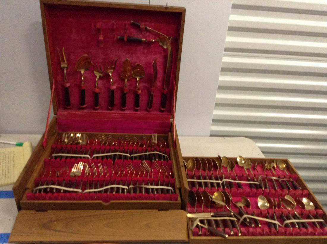 mcm gold complete dinnerware set: mcm gold complete dinnerware set