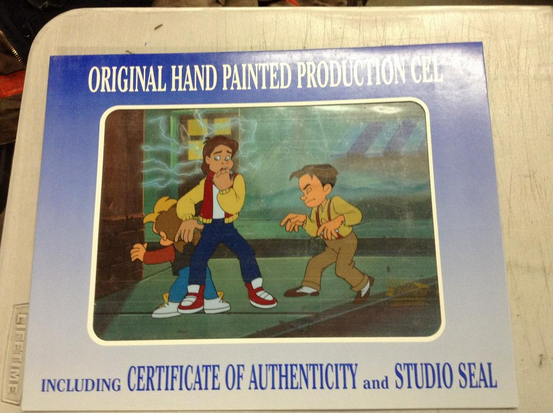 back to the future original production cells with COA: back to the future original production cells with COA