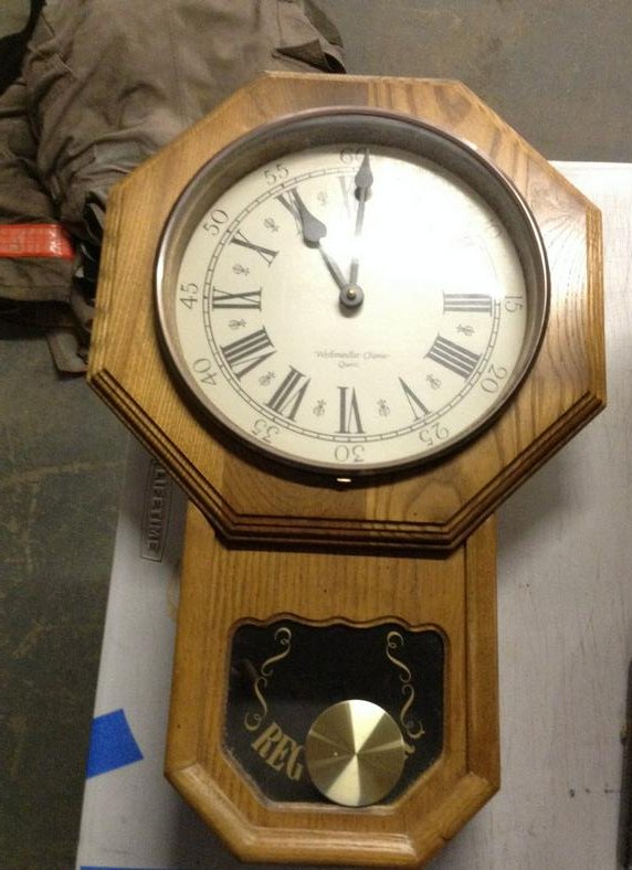 legion regulator clock 21" long: legion regulator clock 21" long
