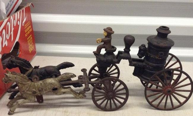 cast iron steam fire engine: cast iron steam fire engine
