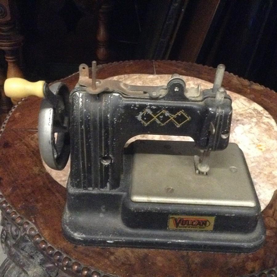 Vulcan toy sewing machine 9" long: Vulcan toy sewing machine 9" long
