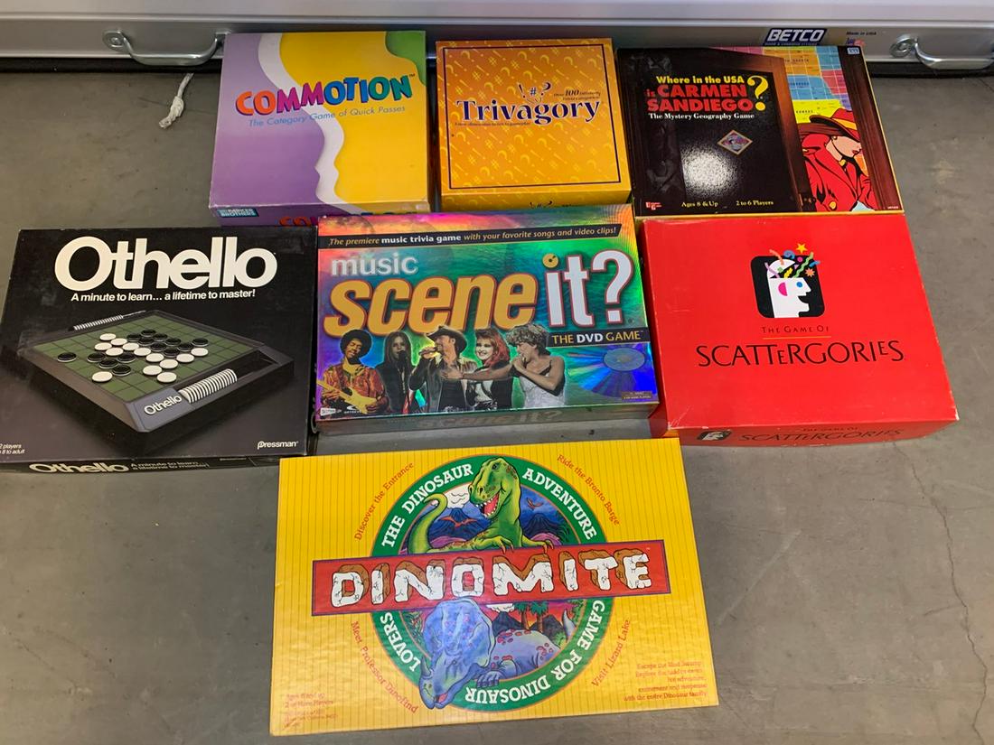 Large lot of board games, music seen it dvd game nib,: Large lot of board games, music seen it dvd game nib, and more