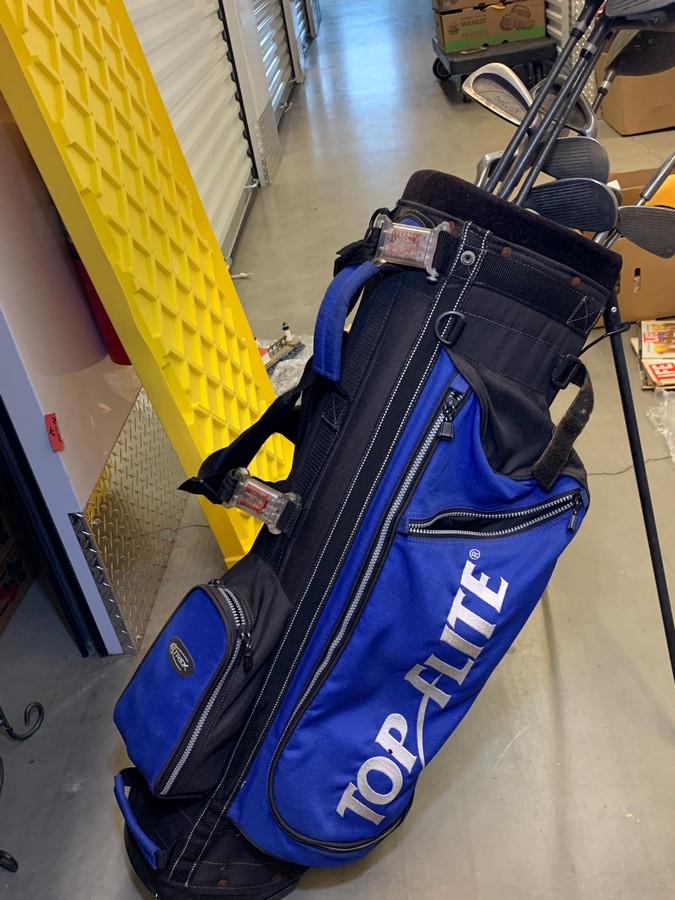 Golf Clubs, Top Flite bag, Wilson clubs: Golf Clubs, Top Flite bag, Wilson clubs