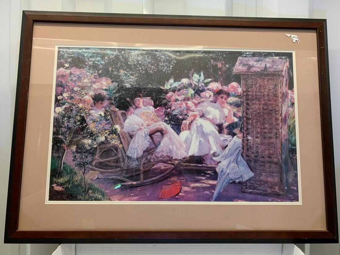 Afternoon Break, oil on canvas, 36 x25 1/2: Afternoon Break, oil on canvas, 36 x25 1/2