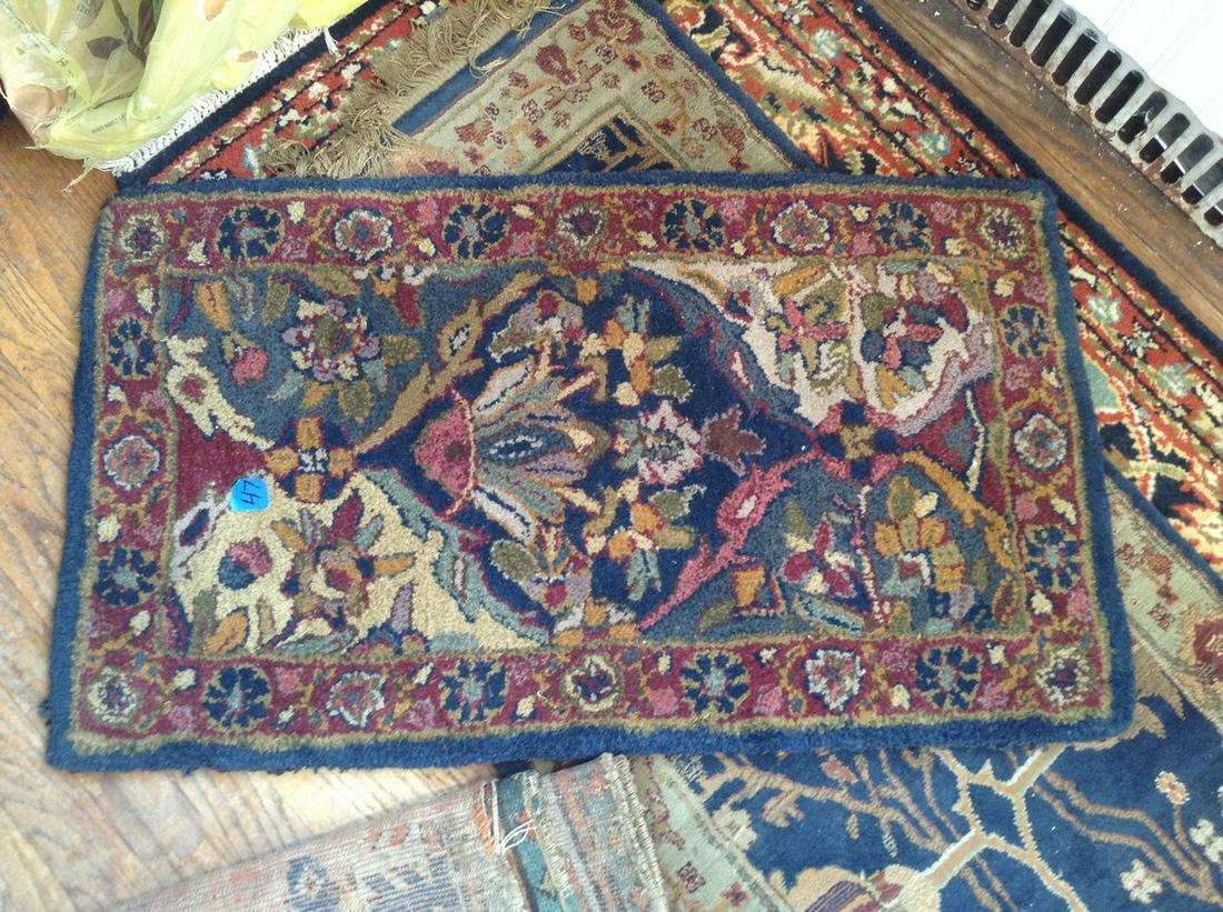 oriental style vintage throw rug 36x20 (1 of 1)