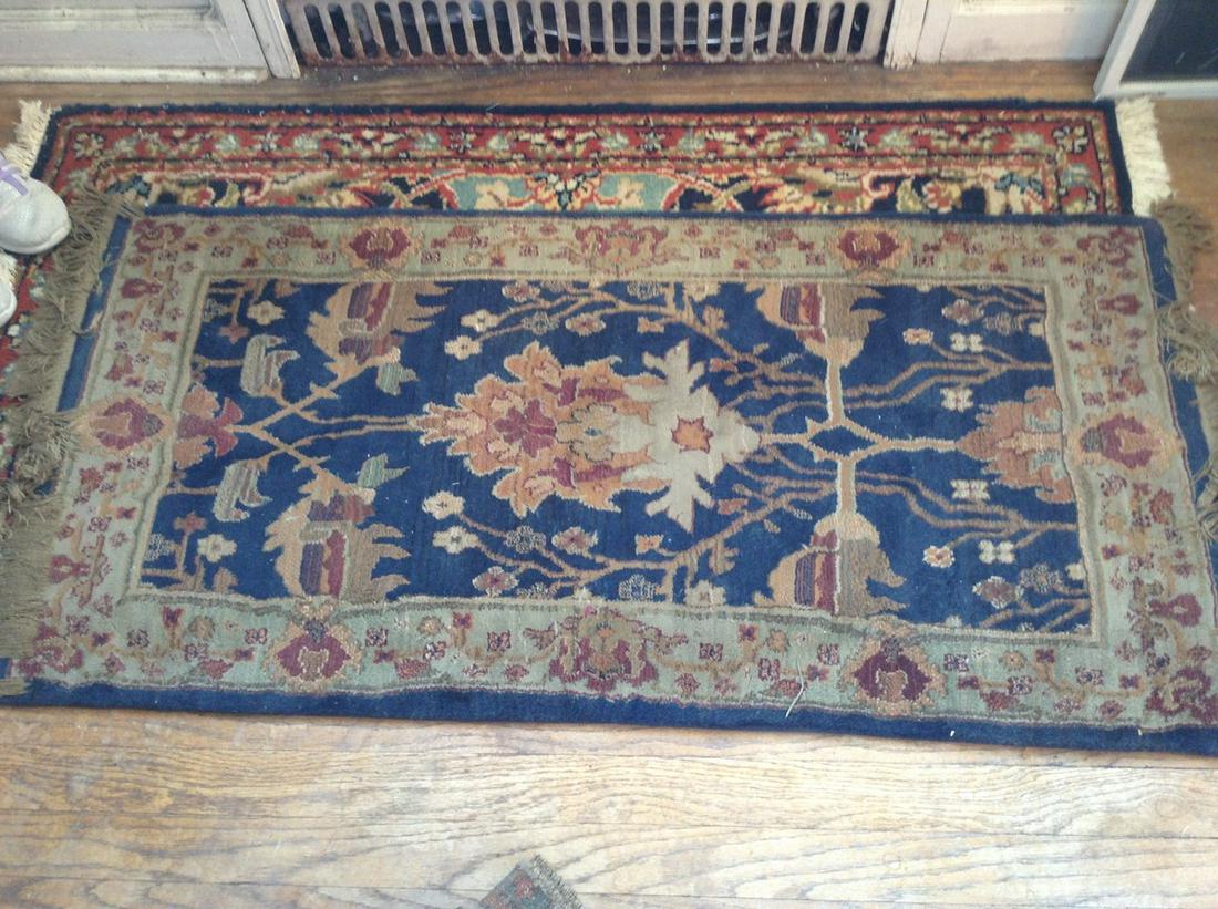 oriental style vintage throw rug 50x22 (1 of 1)