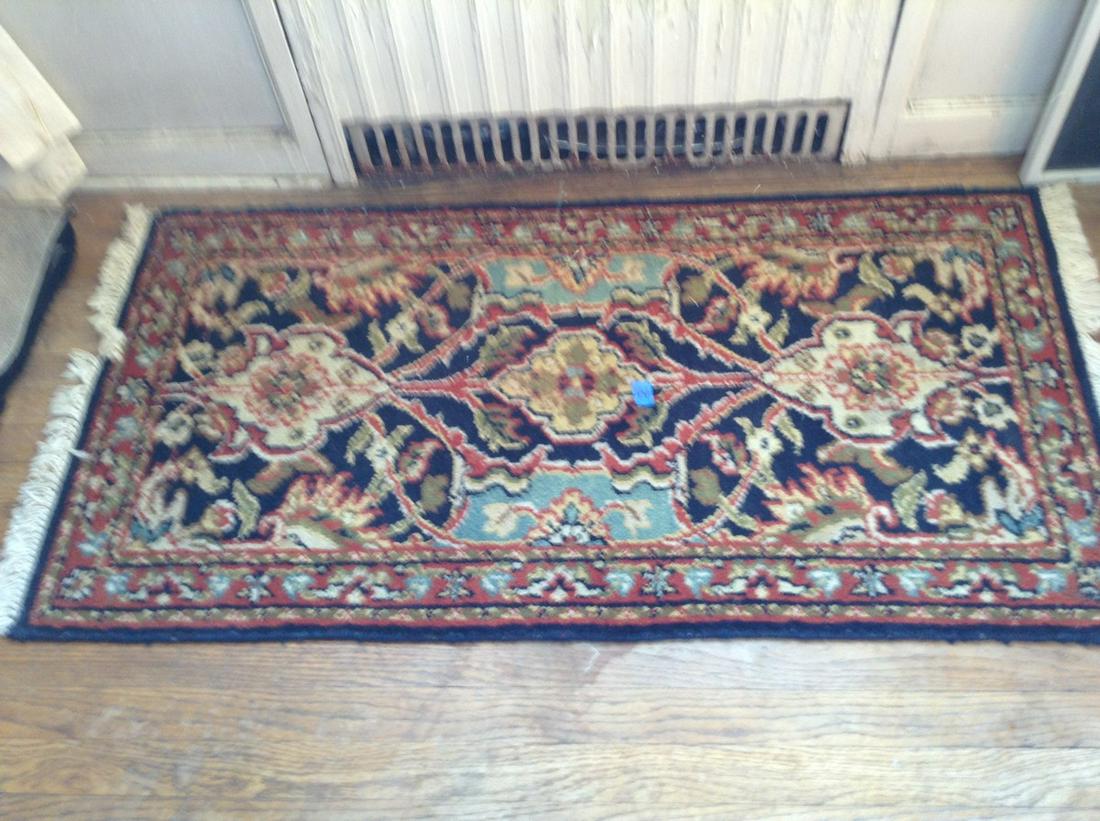 oriental style vintage throw rug Agra palance (1 of 1)