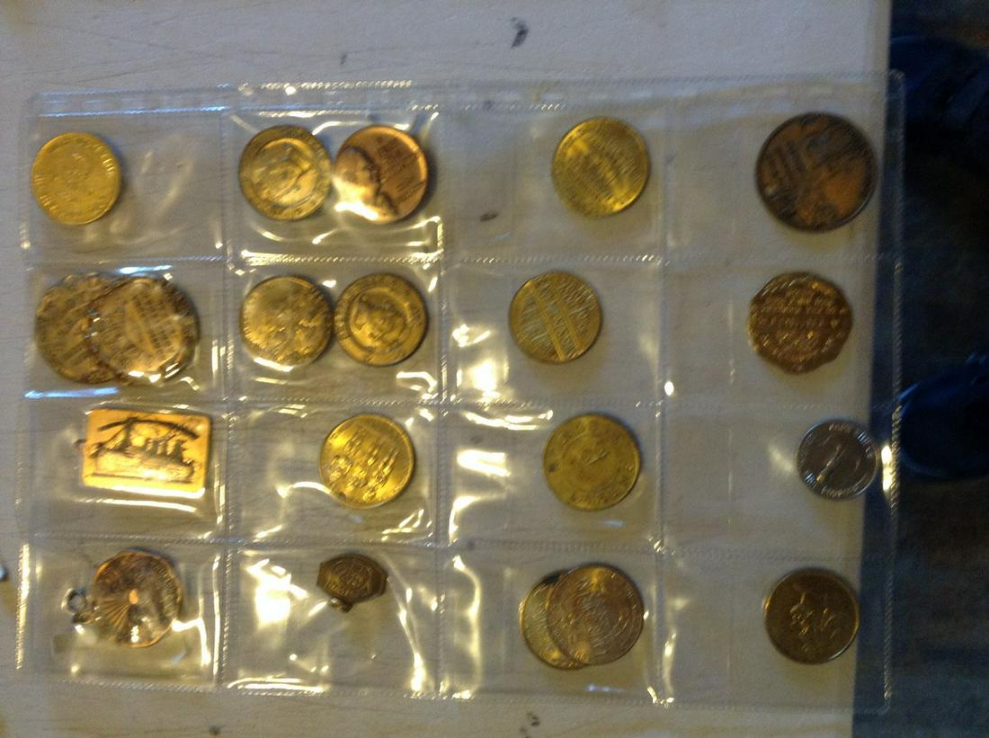1800s and early 1900s tokens and medallions (1 of 1)