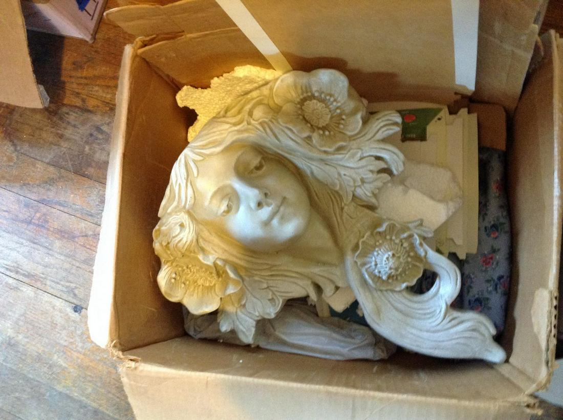 plaster wall hanging 15" long (1 of 1)