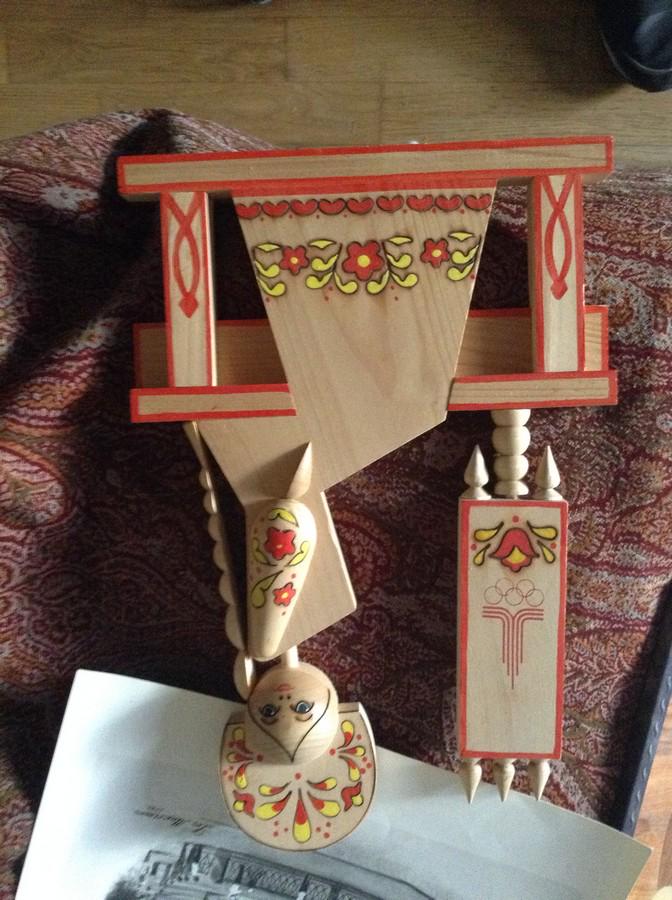 wooden Russian Olympics wall hanging (1 of 1)