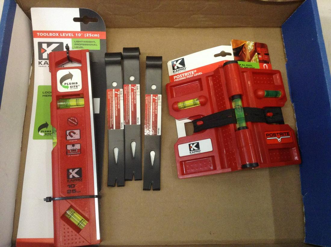 new Kapro tools; pry bars and levels (1 of 1)